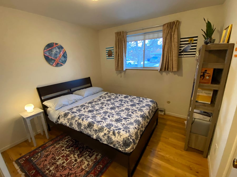 3rd bedroom with a double bed.