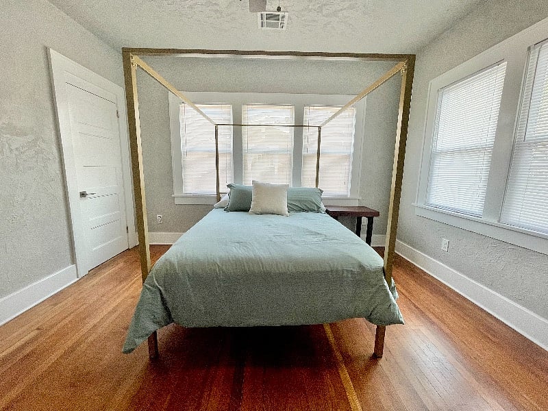 2nd bedroom canopy bed