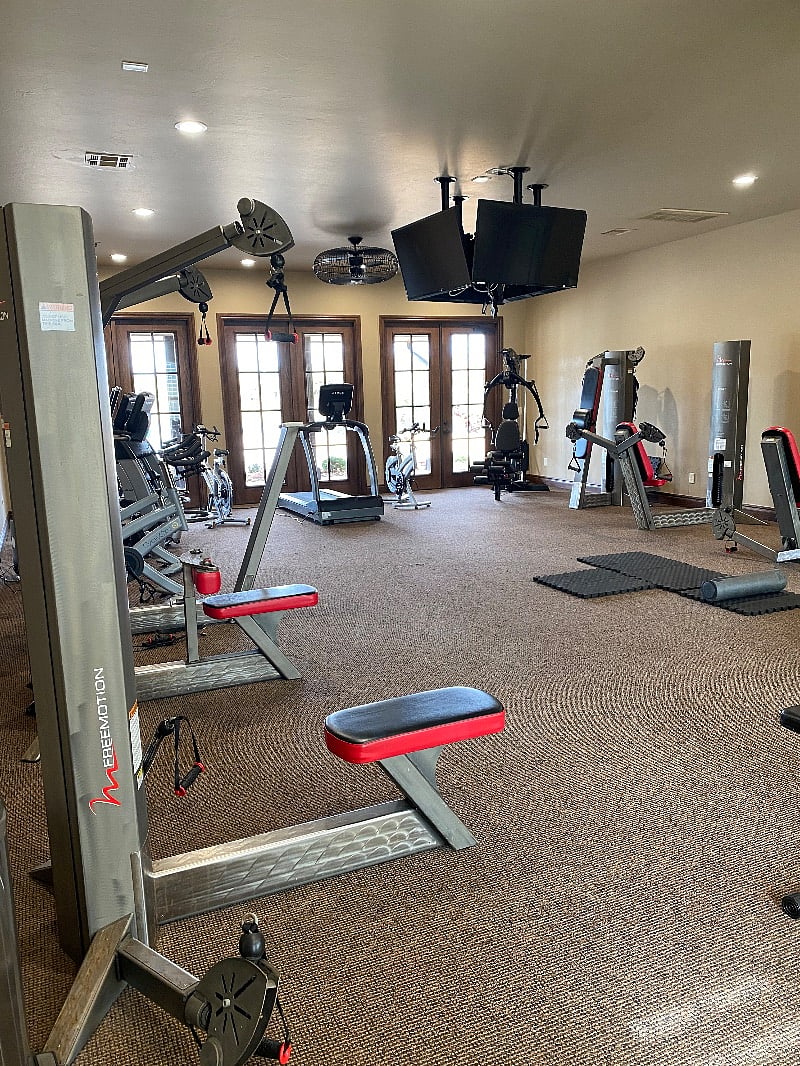 Fitness across our street.