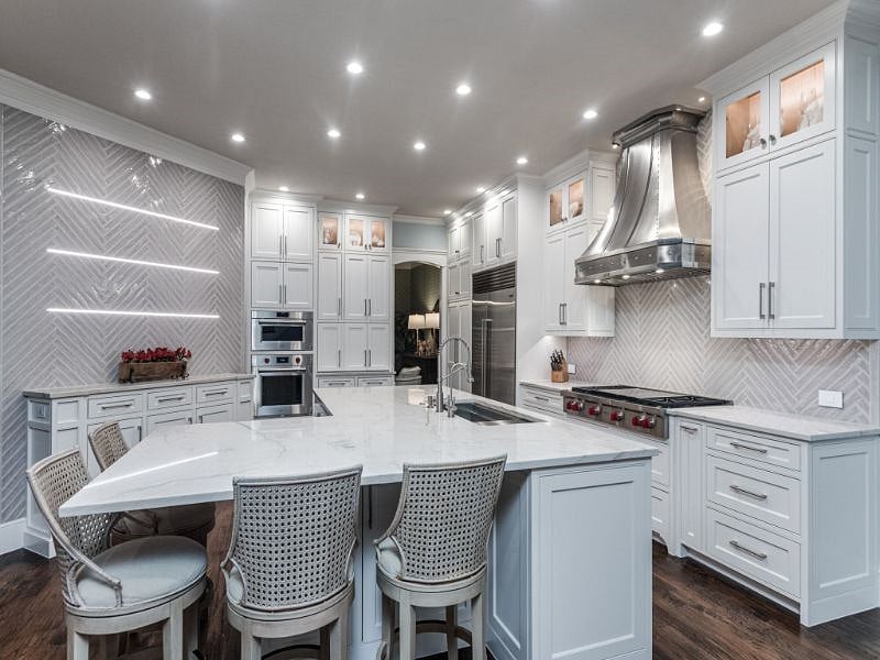 The Kitchen - 3 ovens and a 48' cooktop. All Wolf and Sub Zero appliances!