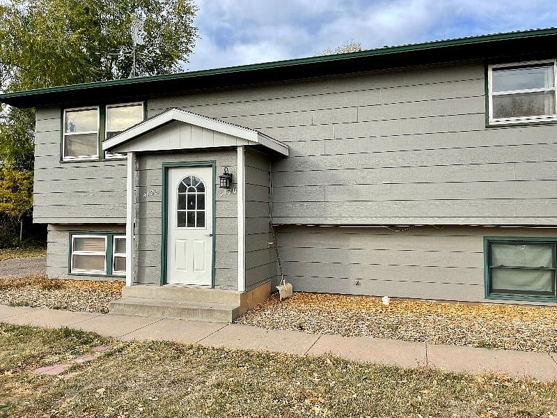 Unit 4120 is the upper unit of the duplex with a shared entrance.
