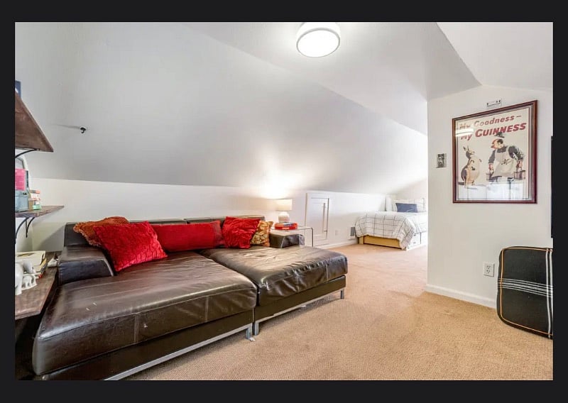 Coziest den upstairs for studying or lounging