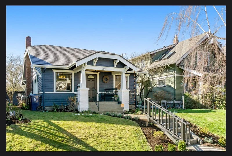 Front of the house