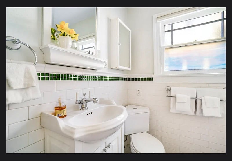Fully renovated bathroom with shower and clawfoot tub