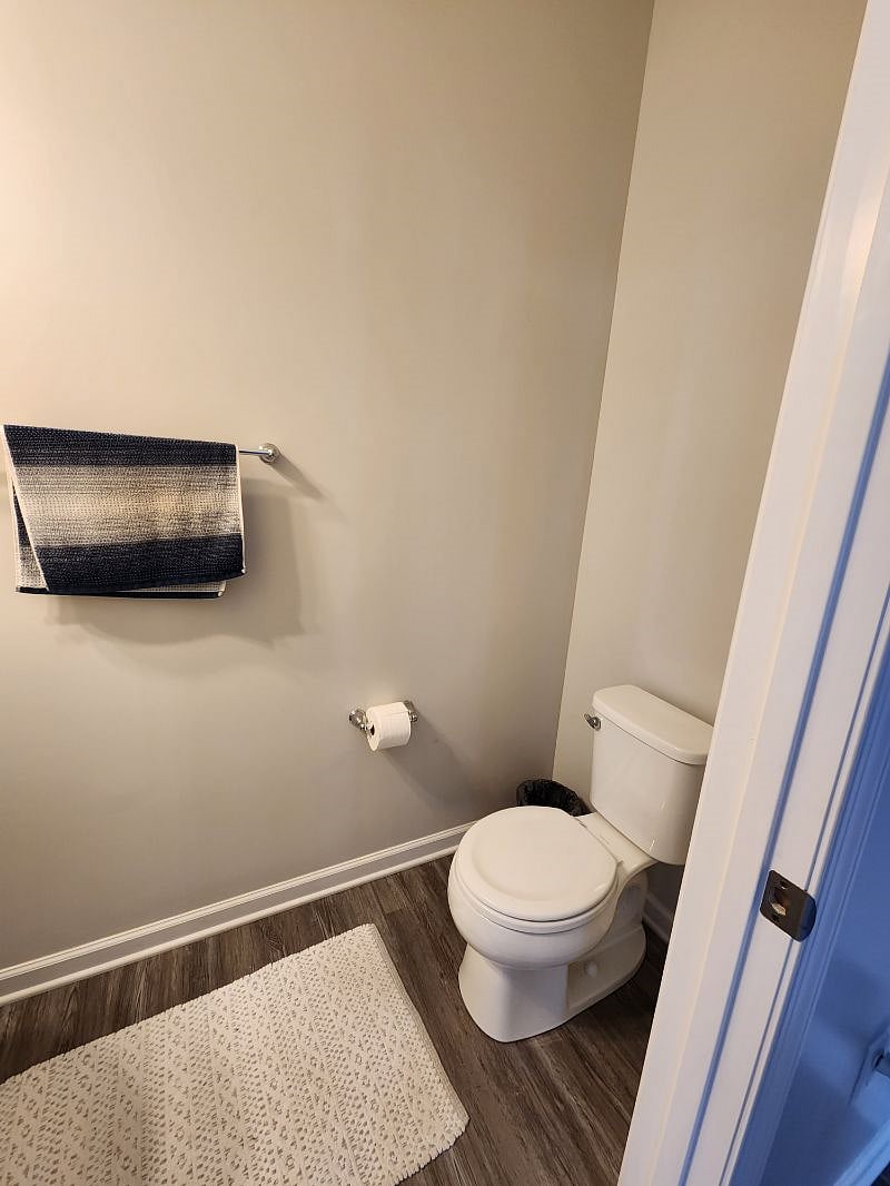 Half bath off of living room