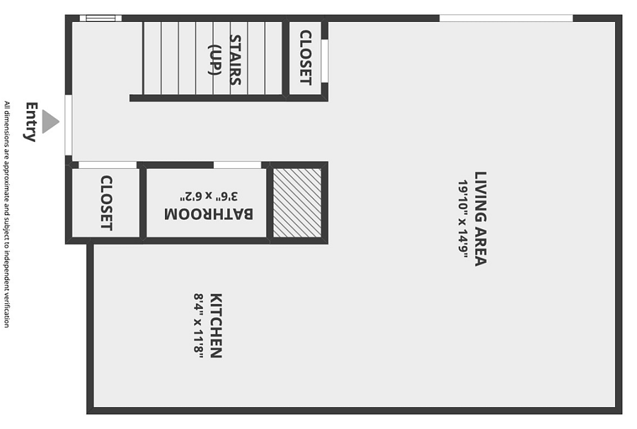 Downstairs layout.