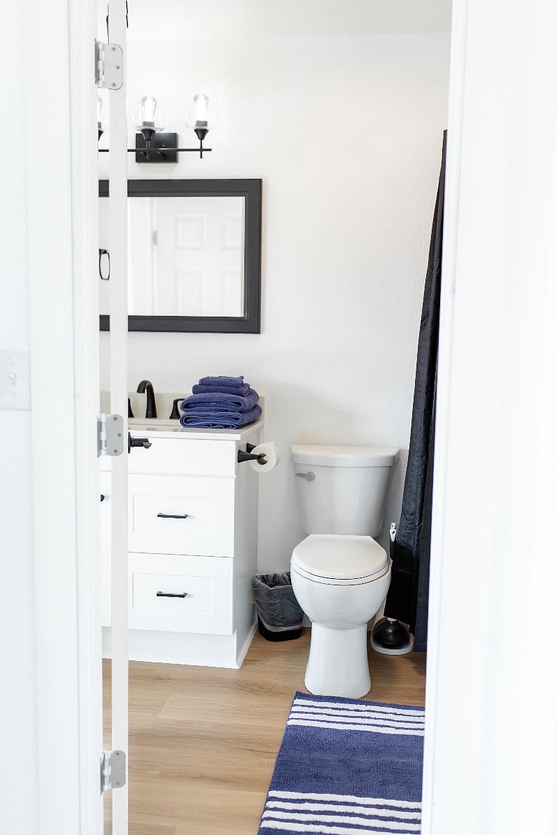 Primary bathroom that has direct access from the master bedroom.