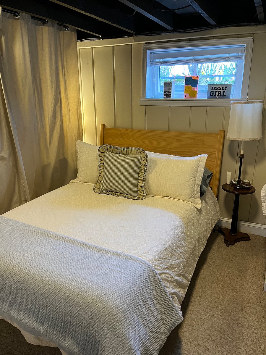 double bed with new mattress