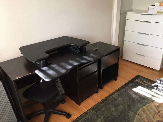 This is that third bedroom that can be used however you wish.  It can be as shown as a home office with hardwire or WiFi internet. Can also be outfitted with a bed.  
