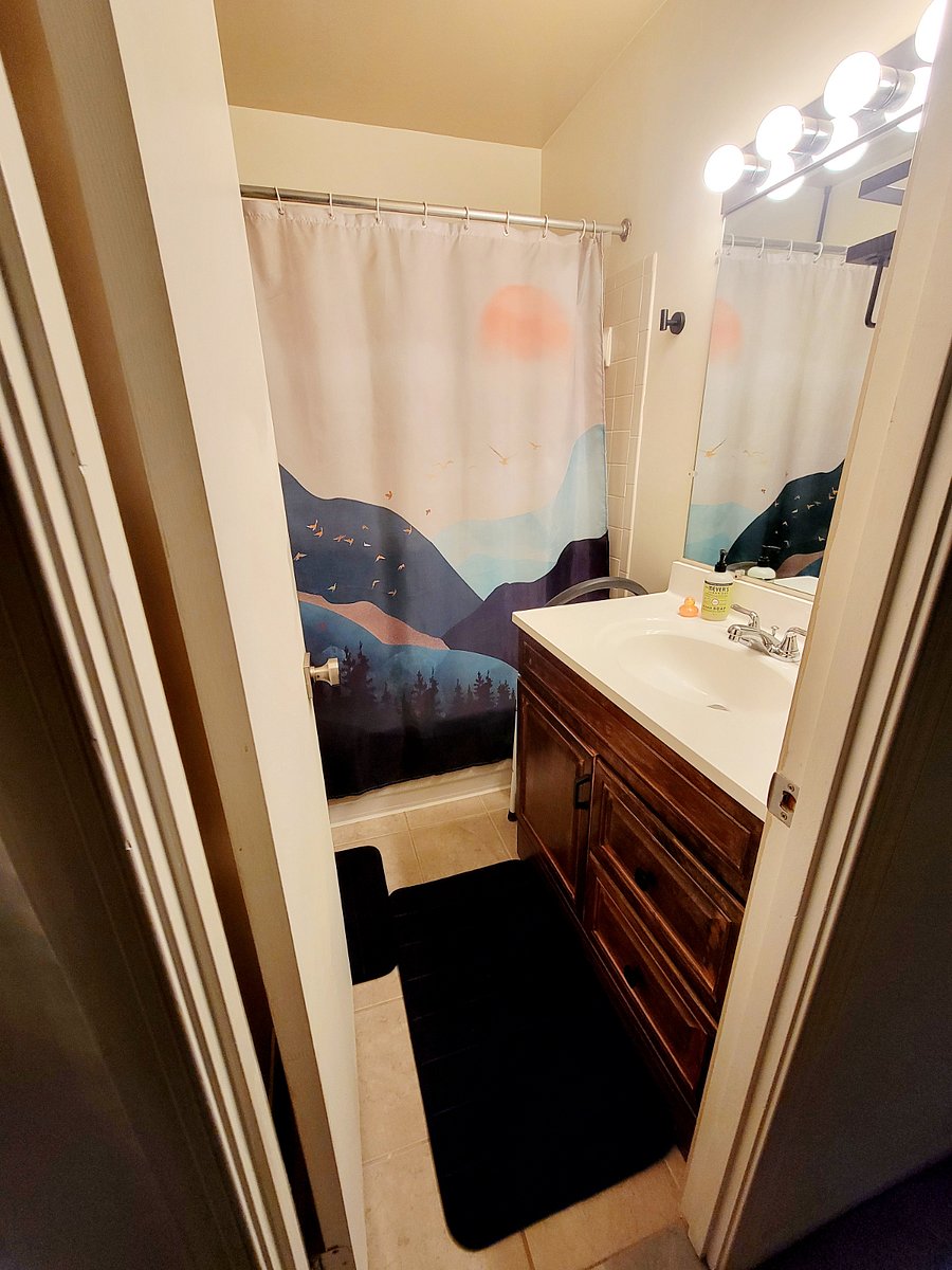 Note: Bathroom not attached and in the hallway. Private to tenant in Blue Bedroom