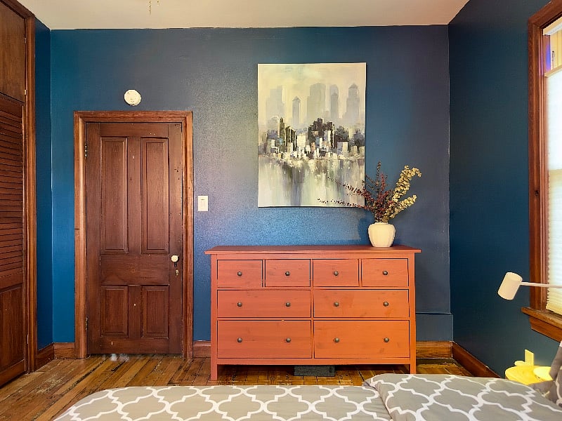 Original artwork in every room of the house