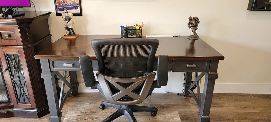 Dedicated desk workspace with hi speed internet