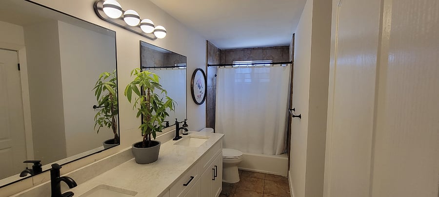 double "his and her" sink vanities
