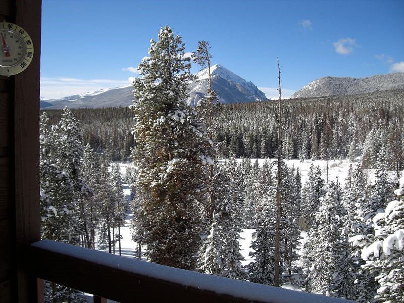 MId-winter view from deck.