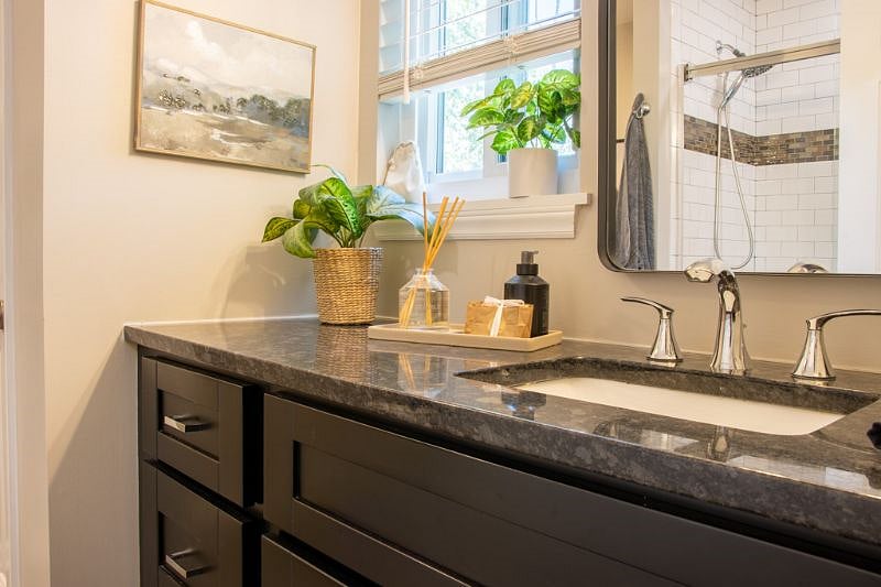Master bath vanity