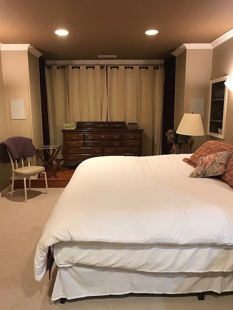 Very comfy King bedroom with lots of dresser/closet storage