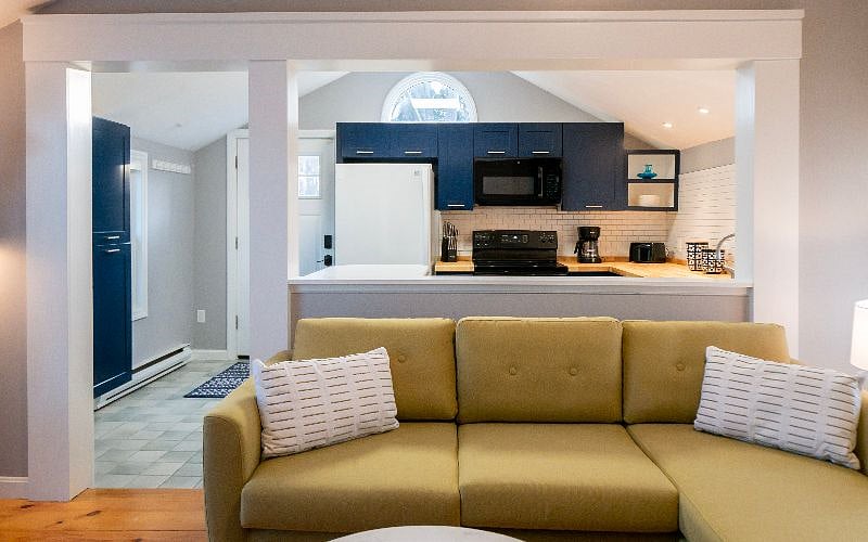 Open kitchen/living room concept