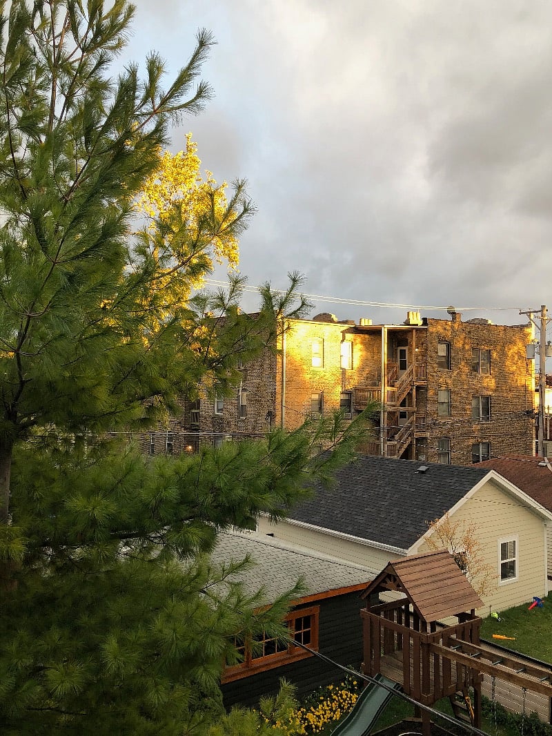 View  from the 2nd floor porch.
