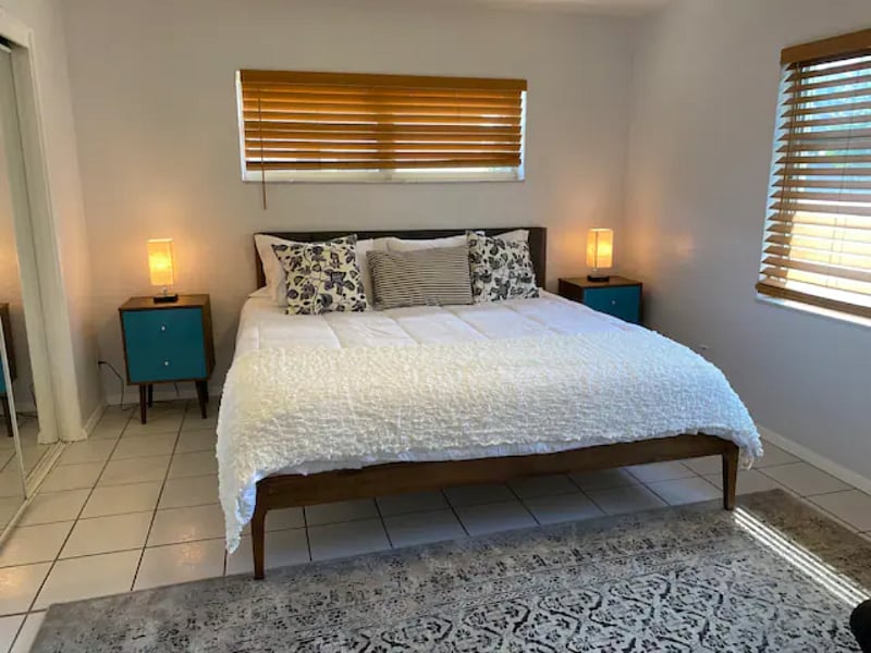 Master Bedroom with King Bed + Office