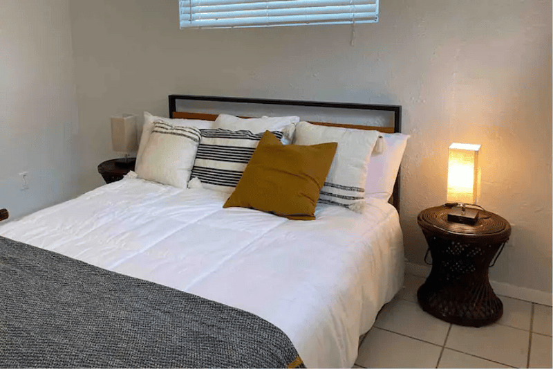Master Bedroom (King Bed) with Ultra-Comfy Green Tea - Memory Foam Mattress