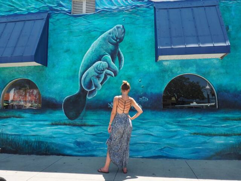 Enjoy the local artists that are everywhere in Gulfport.