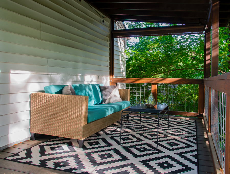 Large Wrap-Around Deck in the Trees