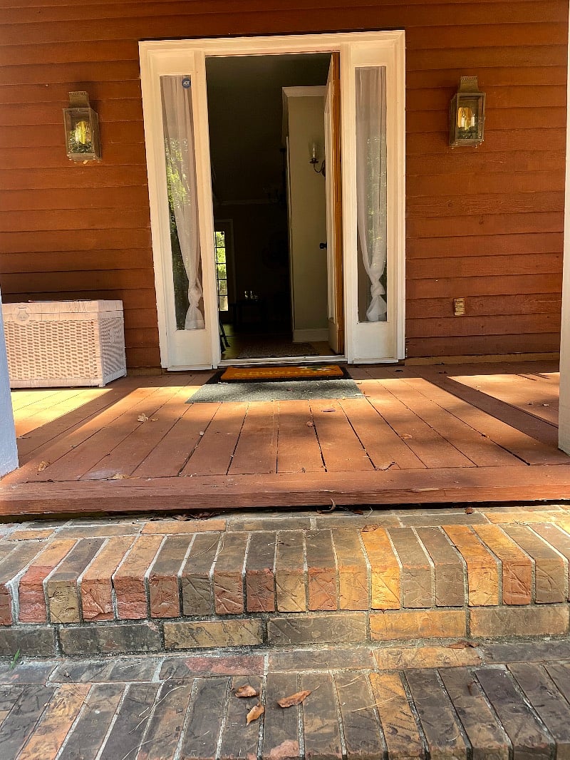 Doorway from Back Yard
