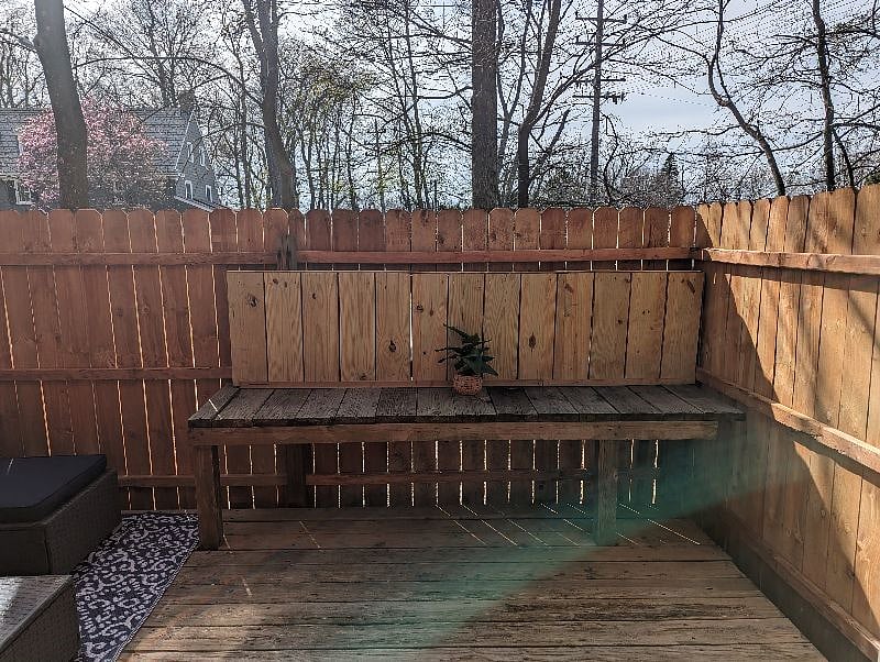 Patio shelf