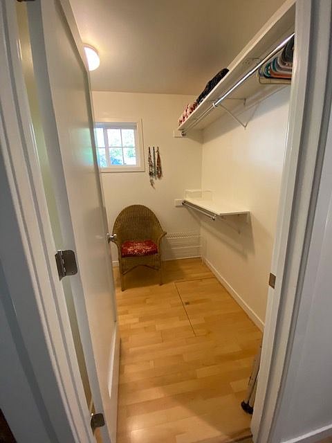 Entry to walk-in closet
