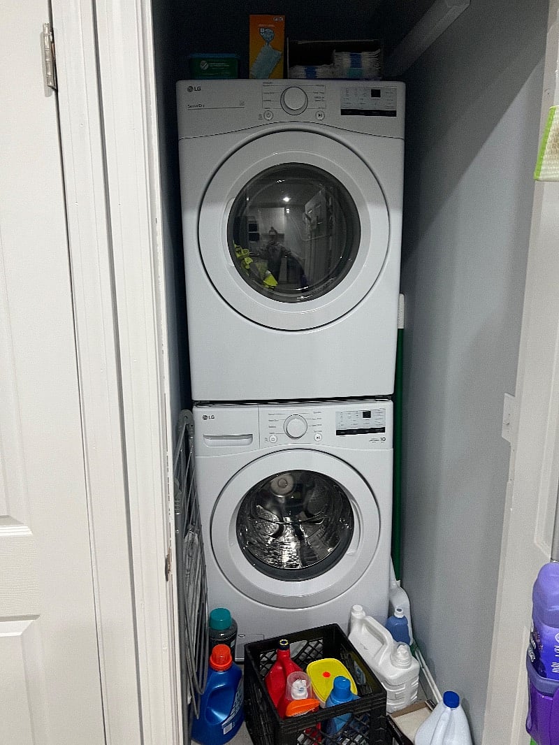 Laundry closet