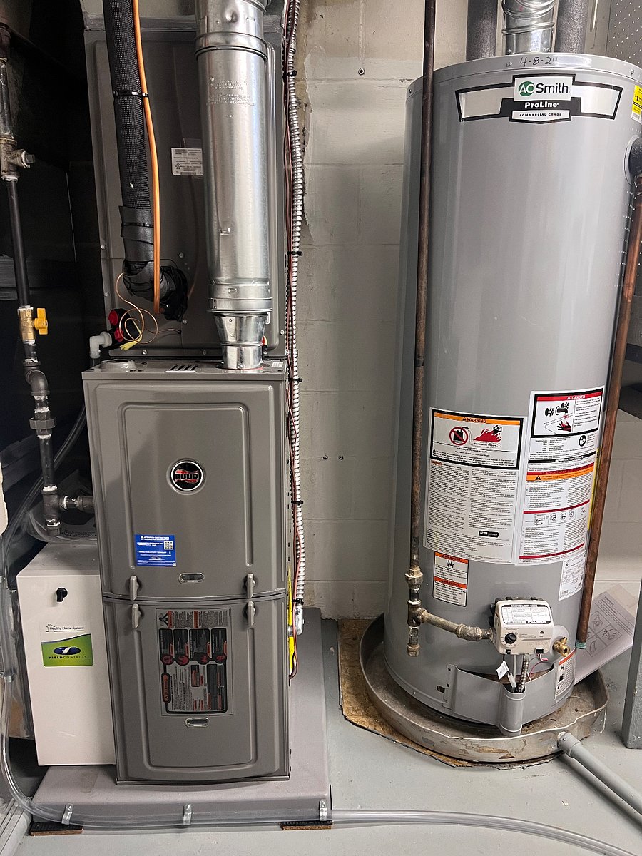 Water heater 2024 and HVAC 2025
