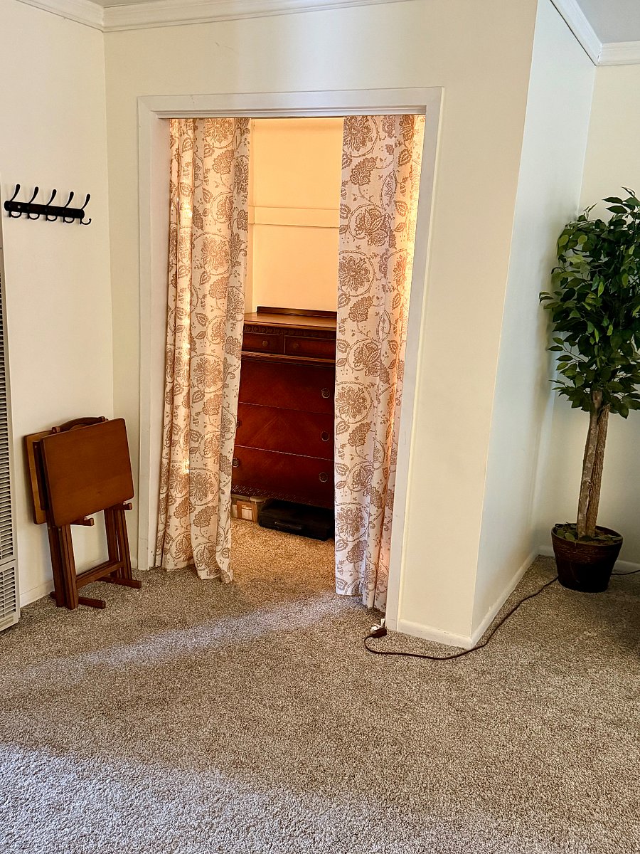 Closet with dresser