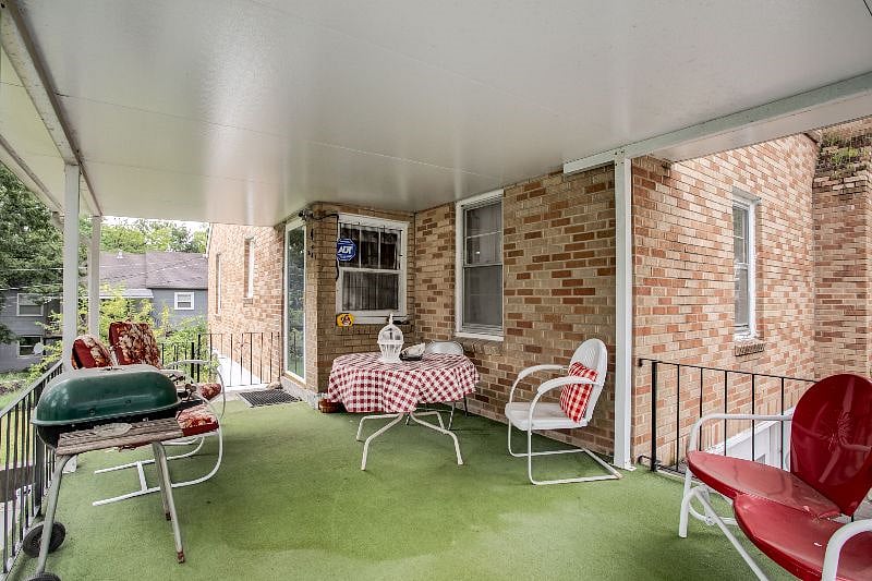 Roomy patio to enjoy the yard