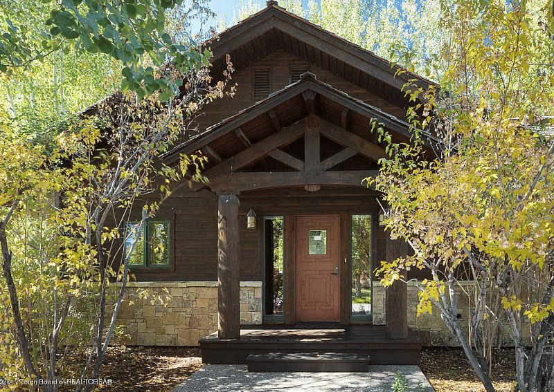 Front of the cottage