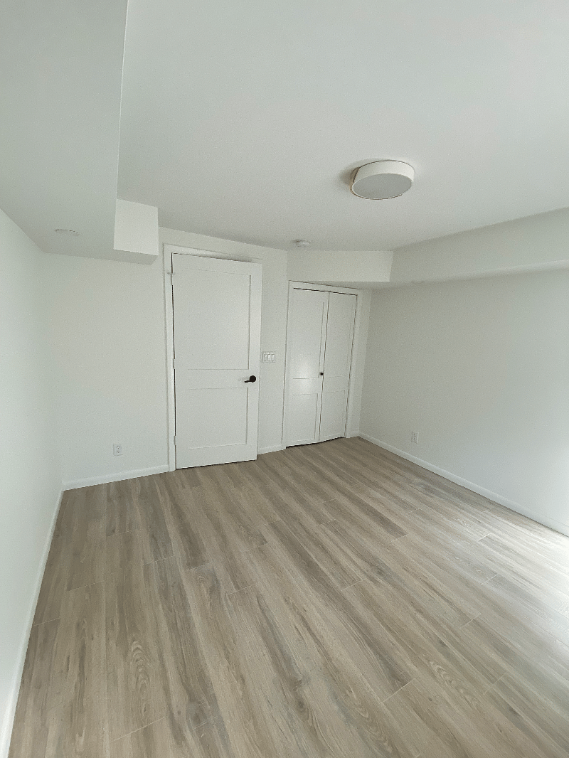 Bedroom with roomy closet