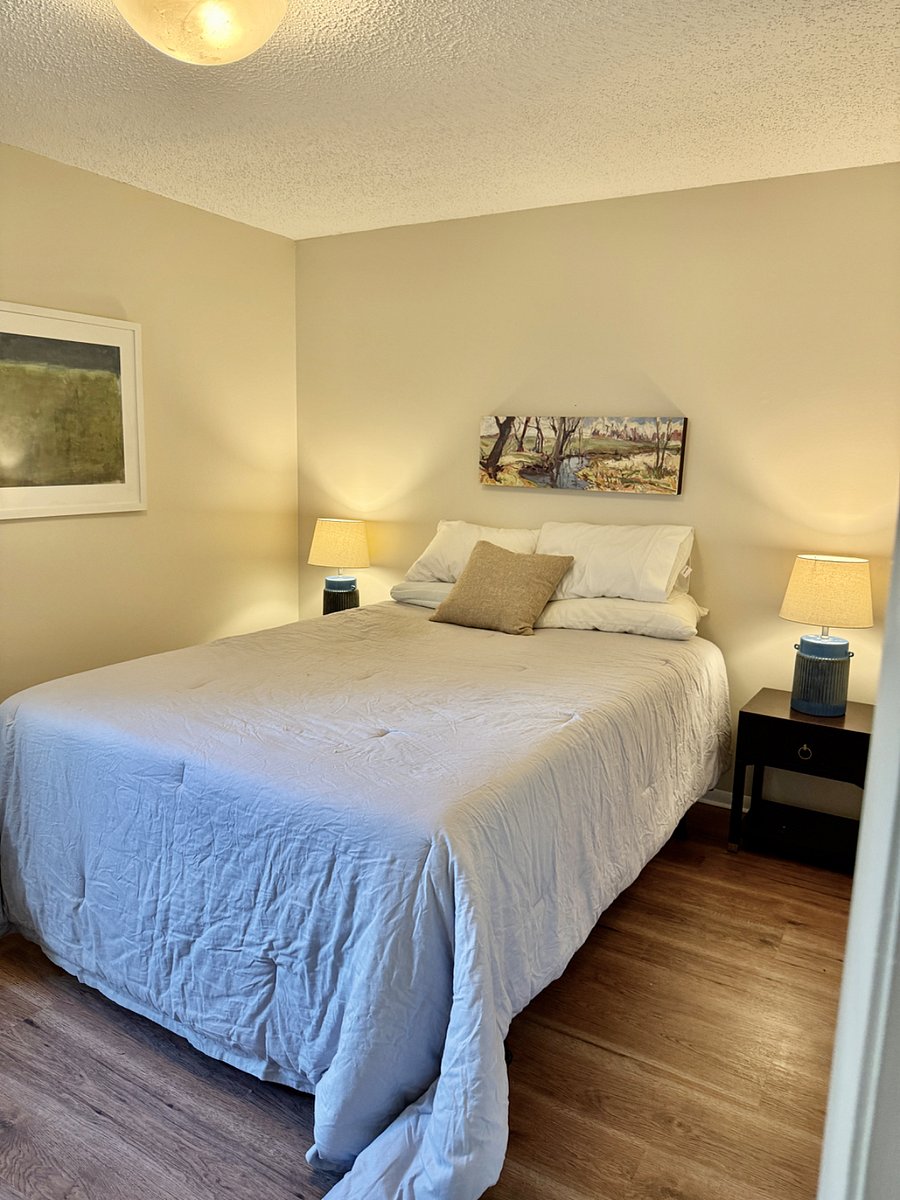 Bedroom 2 bedroom with queen bed and closet space