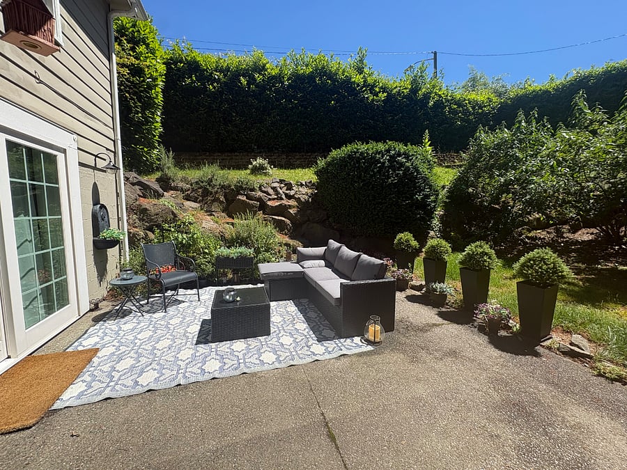Your private patio