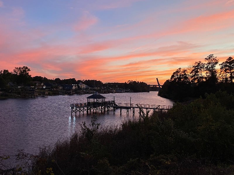 View from back porch