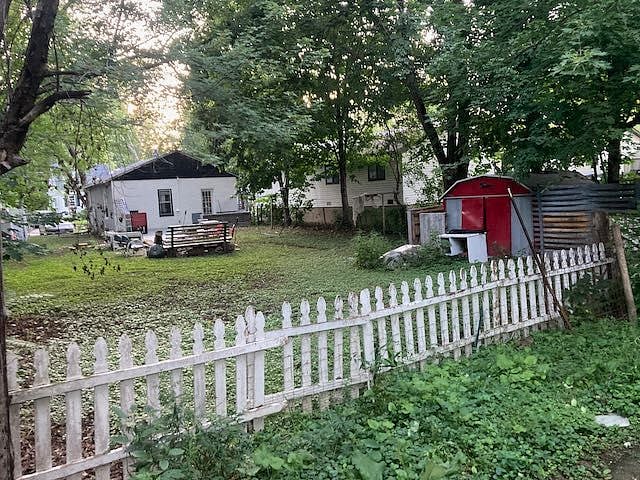 Gigantic fenced in backyard with plenty of space to relax and enjoy nature. Yard mowing provided, the trees provide a fully covered canopy, truly an amazing, quiet and comfortable!