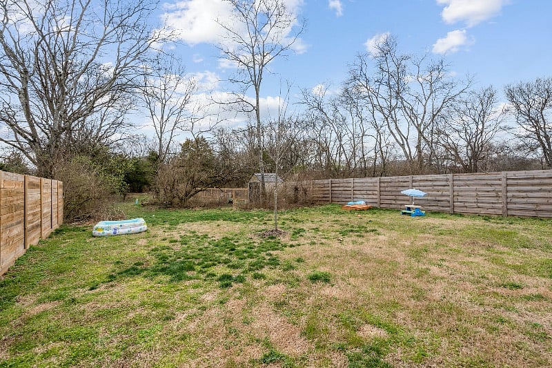 Backyard (Kids toys won't be present)