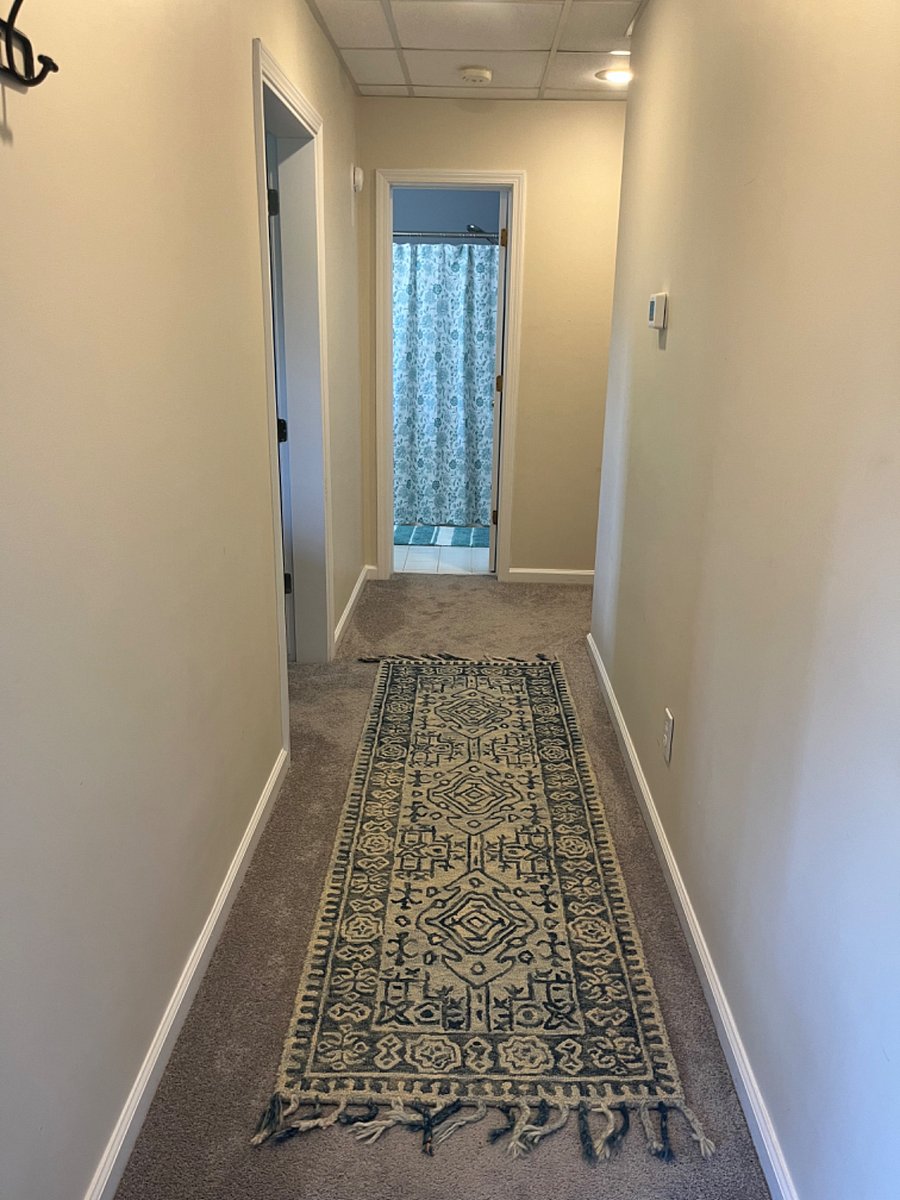 Hall and bathroom entrance