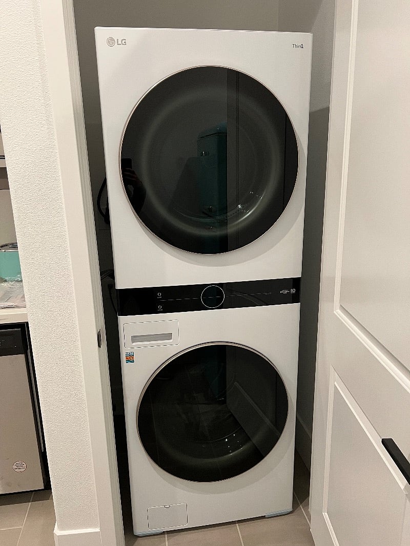 Brand new private LG washer and dryer.