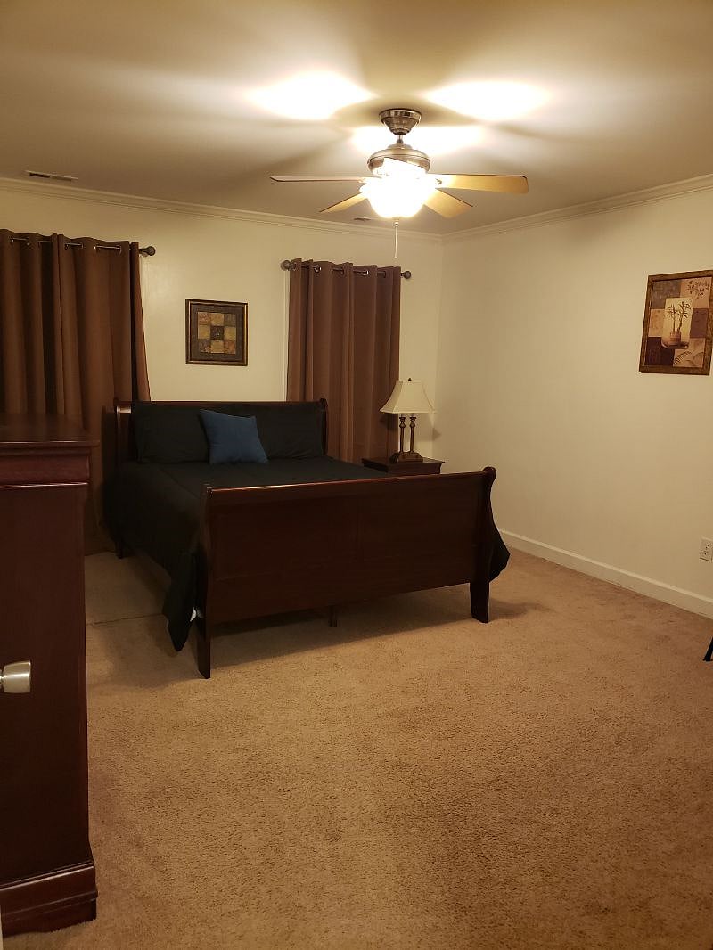 Unit 2 Level 2 Master Bedroom with Private Bathroom. This room rents for $950/1 person. $1,175/2 people.