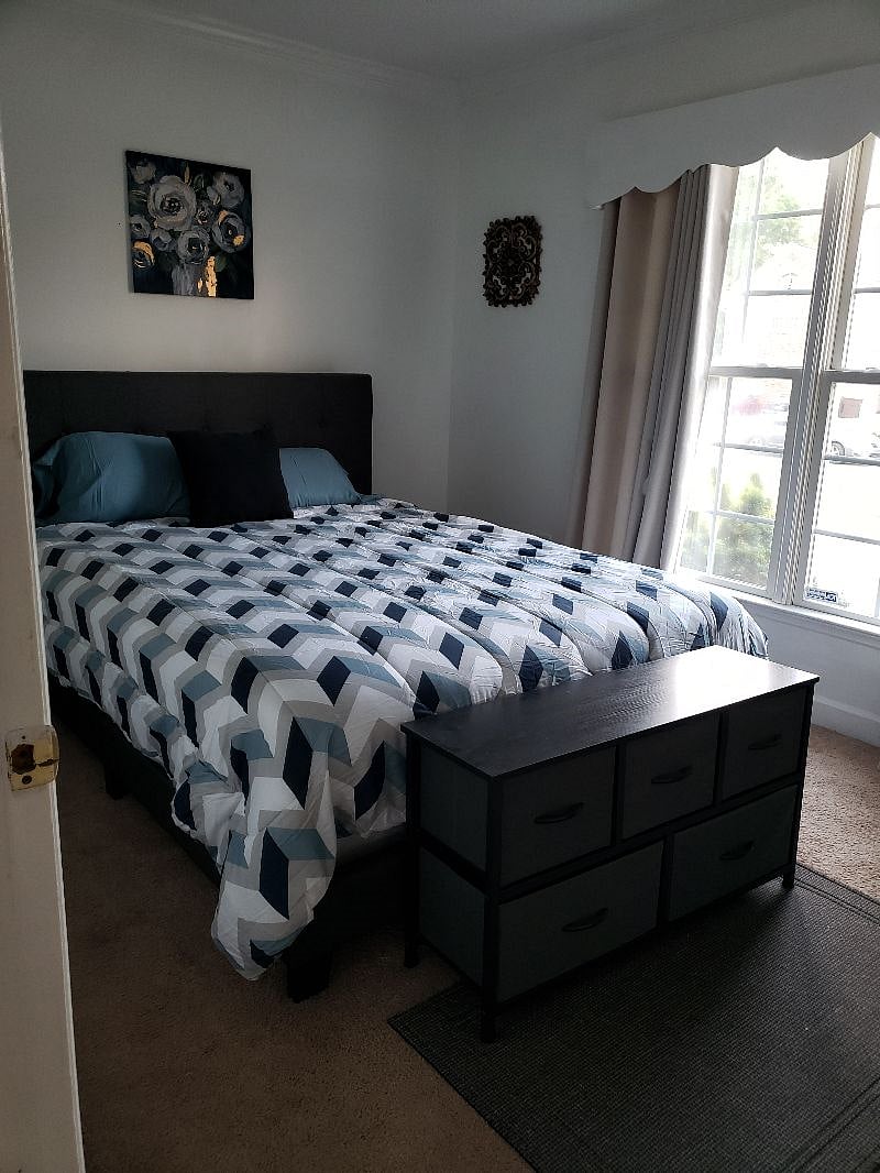 1st Floor Bedroom A. Bedroom leases for $800/1 person. $1,025/2 people.