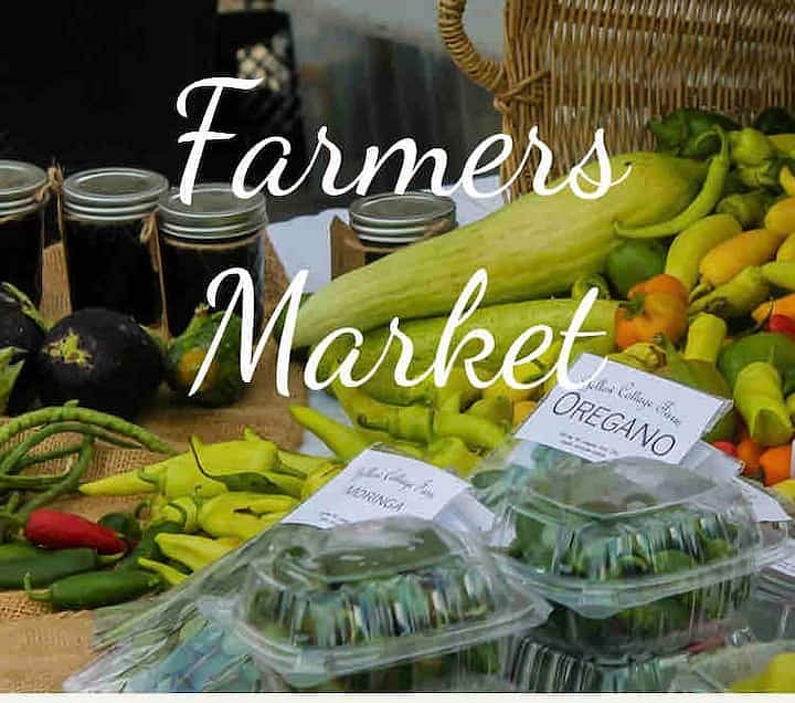 Farmers Market every Sunday at Community Club House
