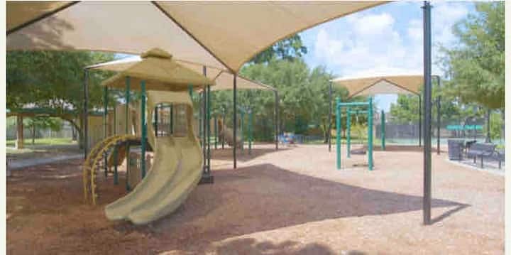 Ball Park, Dog park, Kids Park, Outdoor Workout area, and Volleyball sand area built within community