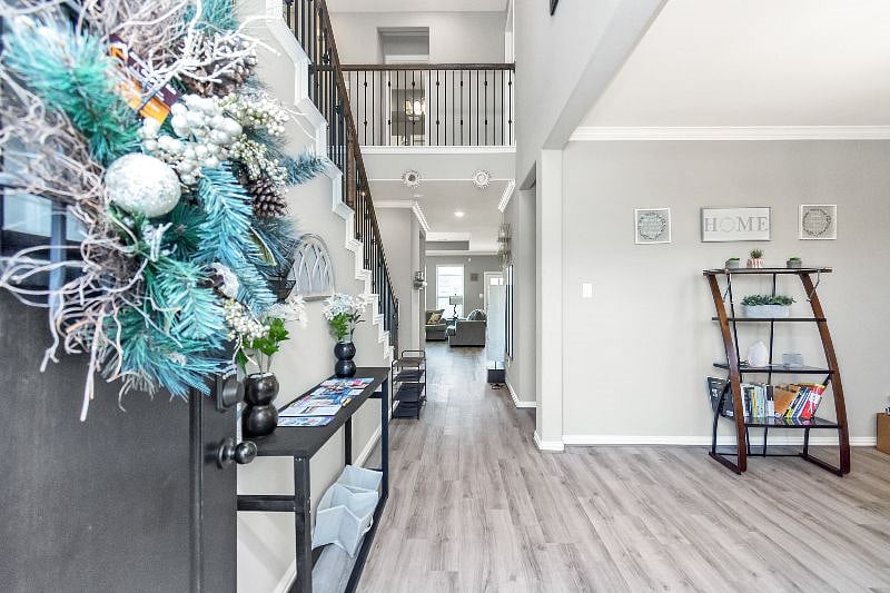 Foyer and entrance into home
