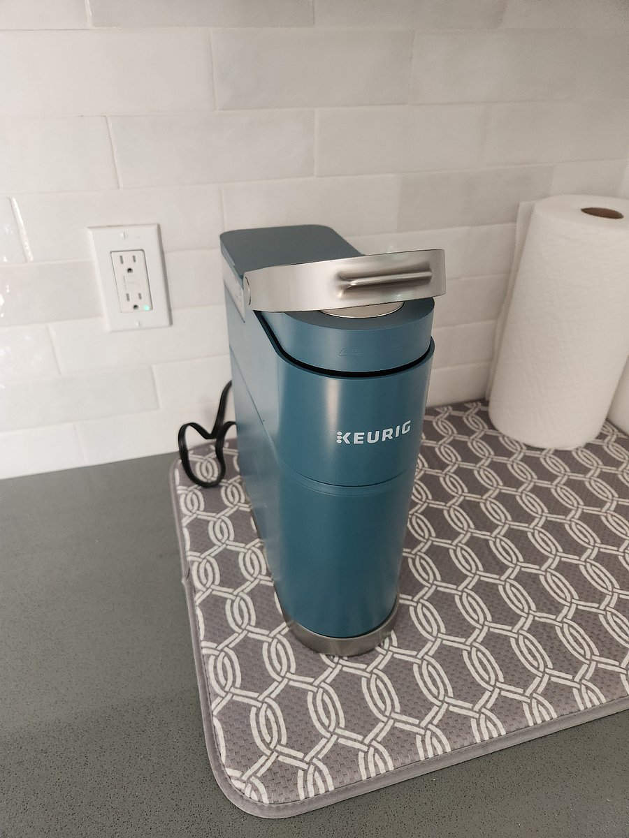 Kuerig Plus for your morning coffee. (Coffee provided)