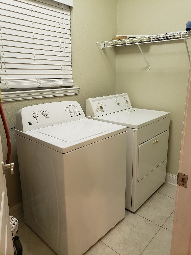 Washer/Dryer on site.