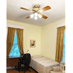 Ceiling fan adds a Southern touch